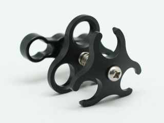 картинка Зажим шаровый KitDive тройной CP-4 от магазина DivingWolf