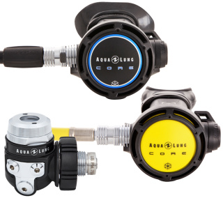 картинка Комплект регулятор CORE SUPREME ACD + октопус CORE DIN Aqua Lung от магазина DivingWolf