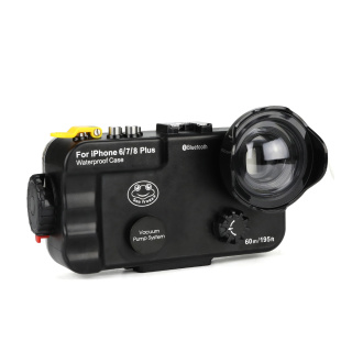картинка Sea Frogs iPhone 6/7/8 Plus Bluetoooth (black) подводный бокс для Apple iPhone 6/7/8 Plus от магазина DivingWolf