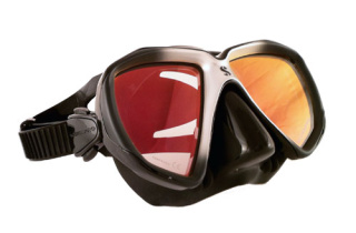 картинка Маска Scubapro SPECTRA MIRROR черный силикон от магазина DivingWolf