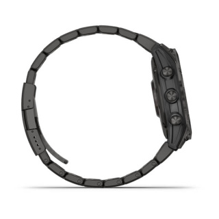 картинка Часы Garmin FENIX 7 Sapphire Solar титановый угольно-серый DLC с угольно-серым титановым DLC браслетом от магазина DivingWolf