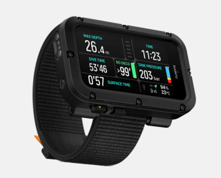 картинка Компьютер для дайвинга Suunto Nautic (текстильный ремешок) от магазина DivingWolf