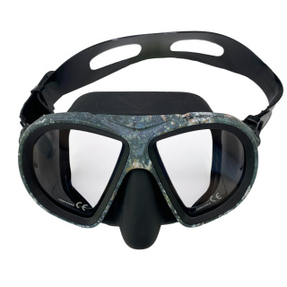 картинка Маска Scorpena M3 чёрный КАМО, с двумя ремешками от магазина DivingWolf