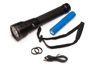 картинка Аккумулятор для фонаря Salvimar RIGEL 26650х2, спаренный от магазина DivingWolf