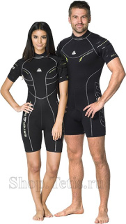 картинка Гидрокостюм для дайвинга W30 Shorty 2.5 mm Серия Спорт (задняя молния) WaterProof муж от магазина DivingWolf