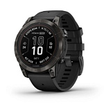 Garmin FENIX 7 Pro Sapphire Solar титан DLC Carbon Grey с черным браслетом